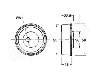 Устройство для натяжения ремня, ремень ГРМ IPS Parts купить