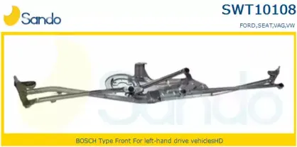 Система тяг и рычагов привода стеклоочистителя SANDO купить