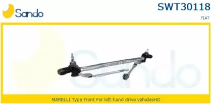 Система тяг и рычагов привода стеклоочистителя SANDO купить