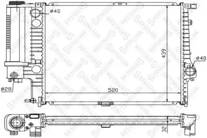 Радиатор, охлаждение двигателя STELLOX купить