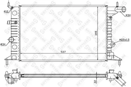 Радиатор, охлаждение двигателя STELLOX купить