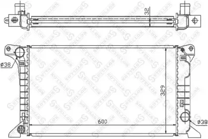 Радиатор, охлаждение двигателя STELLOX купить
