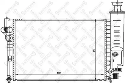 Радиатор, охлаждение двигателя STELLOX купить