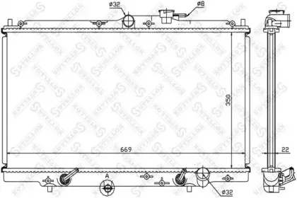 Радиатор, охлаждение двигателя STELLOX купить