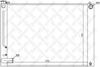 Радиатор, охлаждение двигателя STELLOX купить