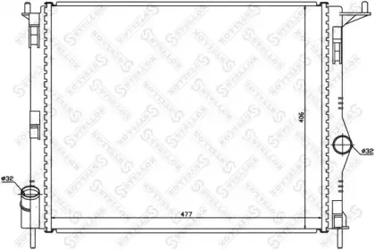 Радиатор, охлаждение двигателя STELLOX купить