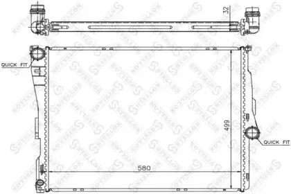 Радиатор, охлаждение двигателя STELLOX купить