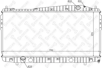 Радиатор, охлаждение двигателя STELLOX купить