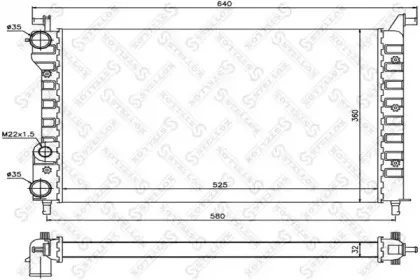 Радиатор, охлаждение двигателя STELLOX купить