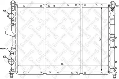 Радиатор, охлаждение двигателя STELLOX купить