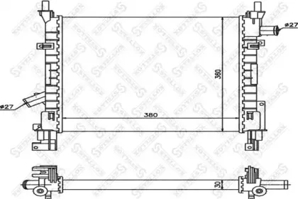 Радиатор, охлаждение двигателя STELLOX купить