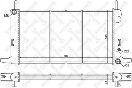 Радиатор, охлаждение двигателя STELLOX купить