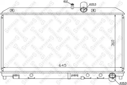 Радиатор, охлаждение двигателя STELLOX купить