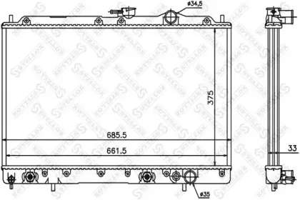 Радиатор, охлаждение двигателя STELLOX купить