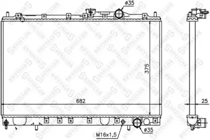 Радиатор, охлаждение двигателя STELLOX купить