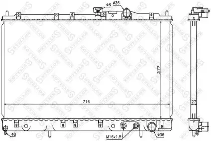 Радиатор, охлаждение двигателя STELLOX купить