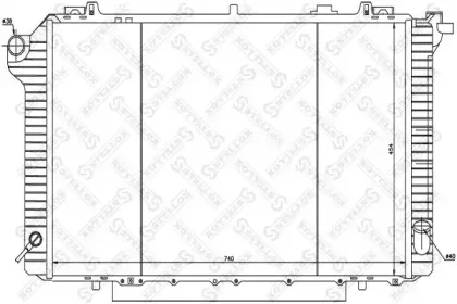 Радиатор, охлаждение двигателя STELLOX купить