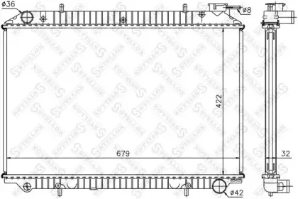 Радиатор, охлаждение двигателя STELLOX купить