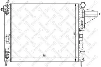 Радиатор, охлаждение двигателя STELLOX купить