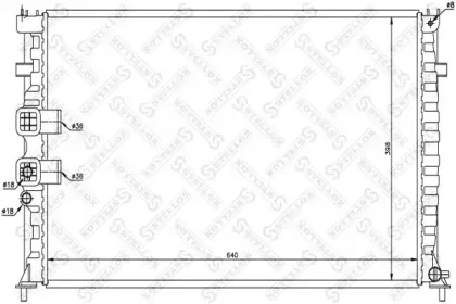 Радиатор, охлаждение двигателя STELLOX купить