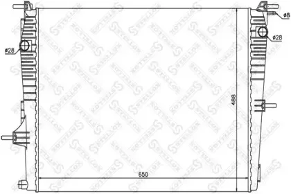 Радиатор, охлаждение двигателя STELLOX купить