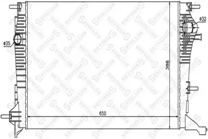 Радиатор, охлаждение двигателя STELLOX купить