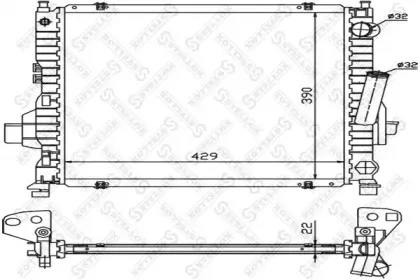 Радиатор, охлаждение двигателя STELLOX купить