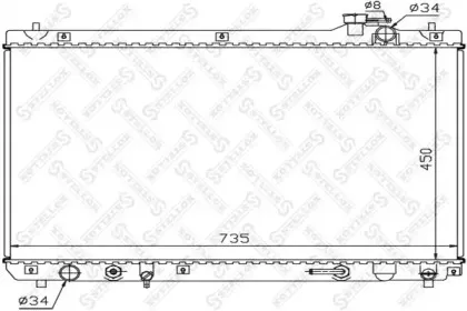 Радиатор, охлаждение двигателя STELLOX купить