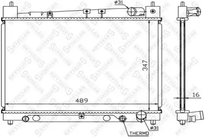Радиатор, охлаждение двигателя STELLOX купить