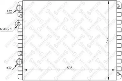 Радиатор, охлаждение двигателя STELLOX купить