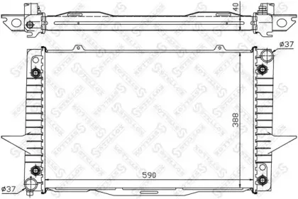 Радиатор, охлаждение двигателя STELLOX купить