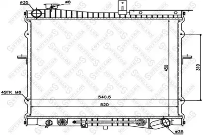 Радиатор, охлаждение двигателя STELLOX купить