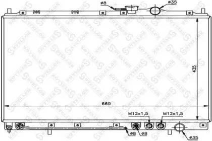 Радиатор, охлаждение двигателя STELLOX купить