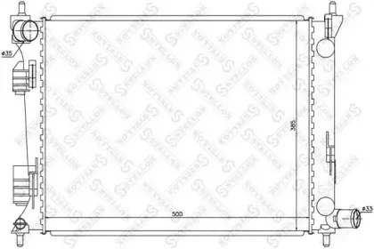 Радиатор, охлаждение двигателя STELLOX купить