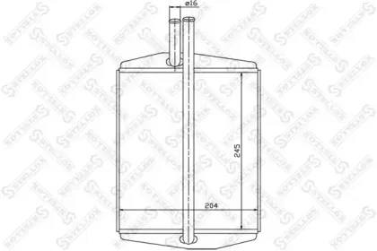 Теплообменник, отопление салона STELLOX купить
