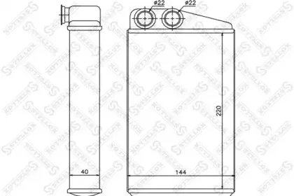Теплообменник, отопление салона STELLOX купить