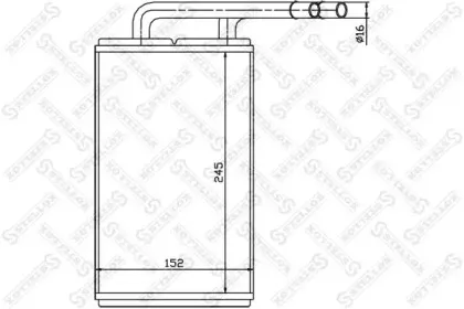 Теплообменник, отопление салона STELLOX купить