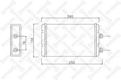 Теплообменник, отопление салона STELLOX купить