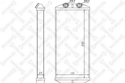 Теплообменник, отопление салона STELLOX купить