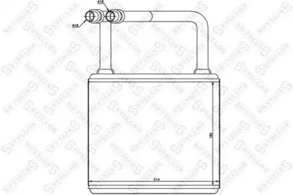 Теплообменник, отопление салона STELLOX купить