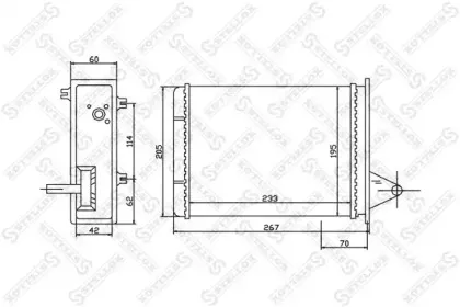 Теплообменник, отопление салона STELLOX купить
