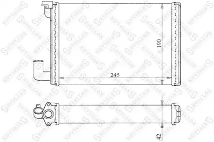 Теплообменник, отопление салона STELLOX купить