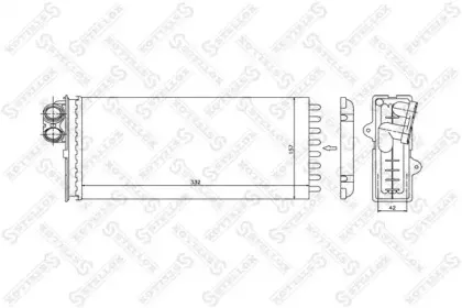 Теплообменник, отопление салона STELLOX купить