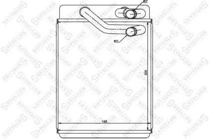 Теплообменник, отопление салона STELLOX купить