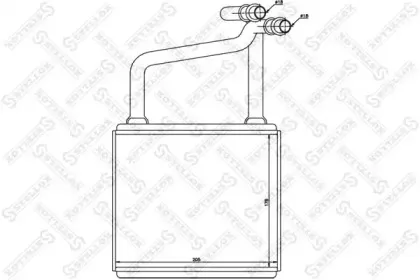 Теплообменник, отопление салона STELLOX купить
