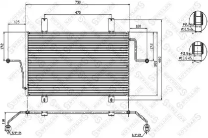 Конденсатор, кондиционер STELLOX купить