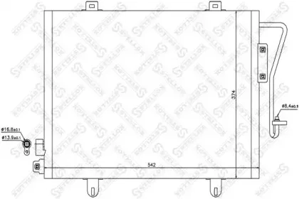 Конденсатор, кондиционер STELLOX купить