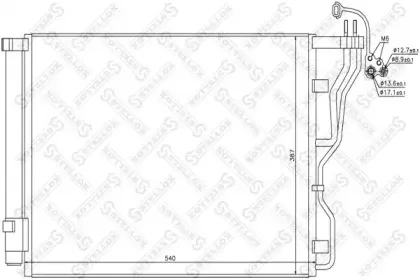Конденсатор, кондиционер STELLOX купить