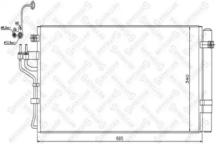 Конденсатор, кондиционер STELLOX купить