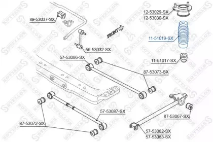 Защитный колпак / пыльник, амортизатор STELLOX купить